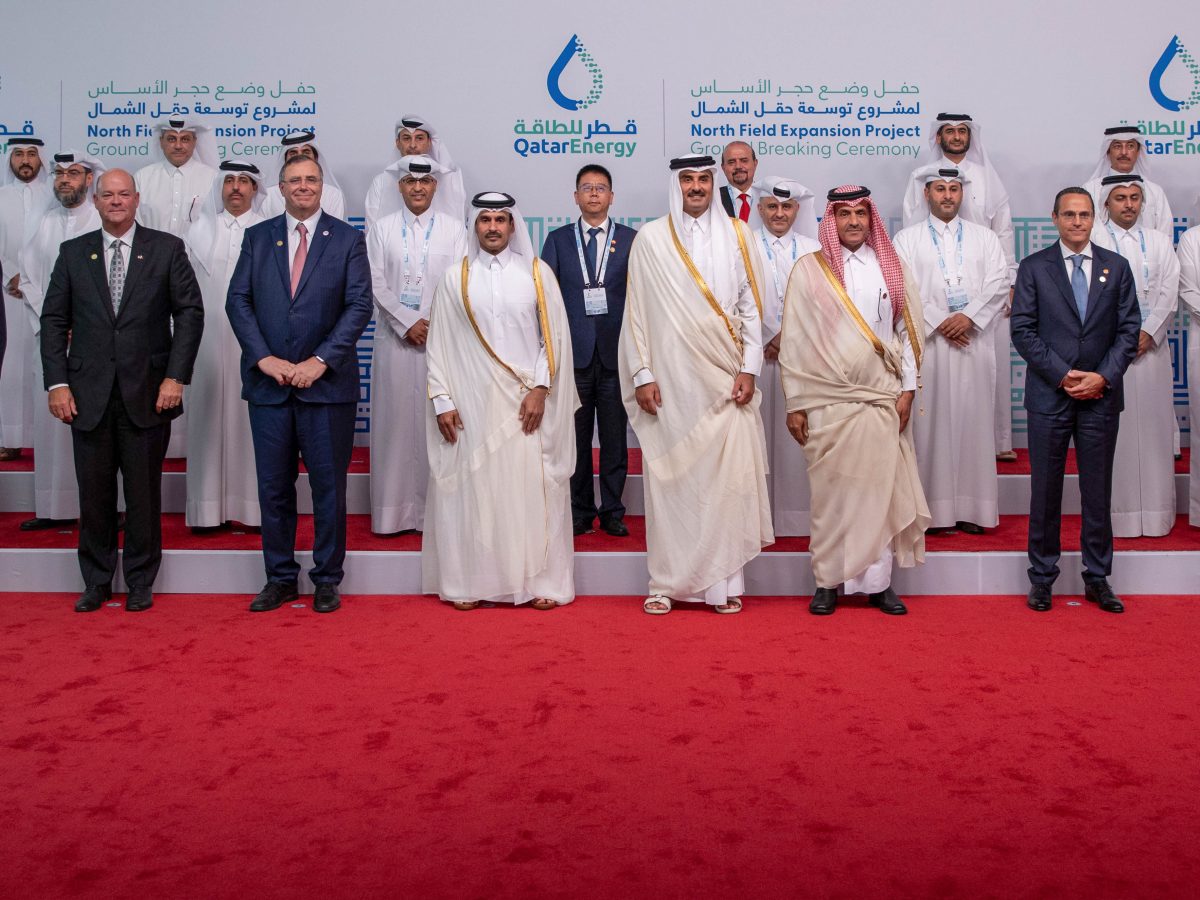 A sustainable horizon: QatarEnergy's North Field expansion takes flight ...