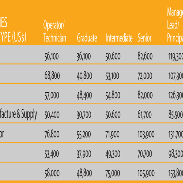 Oil & Gas Salary Survey 2012 , Oil And Gas Industry's Global Salries