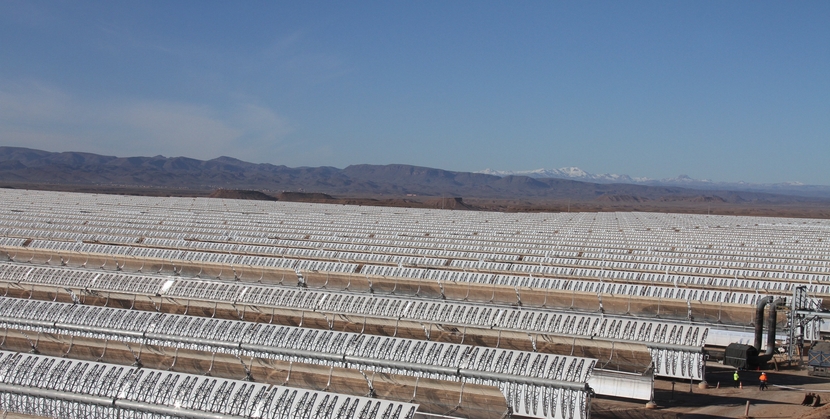 A file photo of an ACWA Power project in Morocco. A file photo of an ACWA Power project in Morocco.