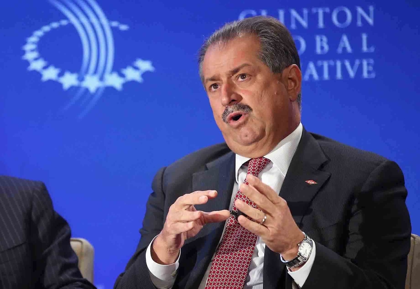 Andrew Liveris, Dow Chairman said the money will go into strengthening Dow's balance sheet. Andrew Liveris, Dow Chairman said the money will go into strengthening Dow's balance sheet.