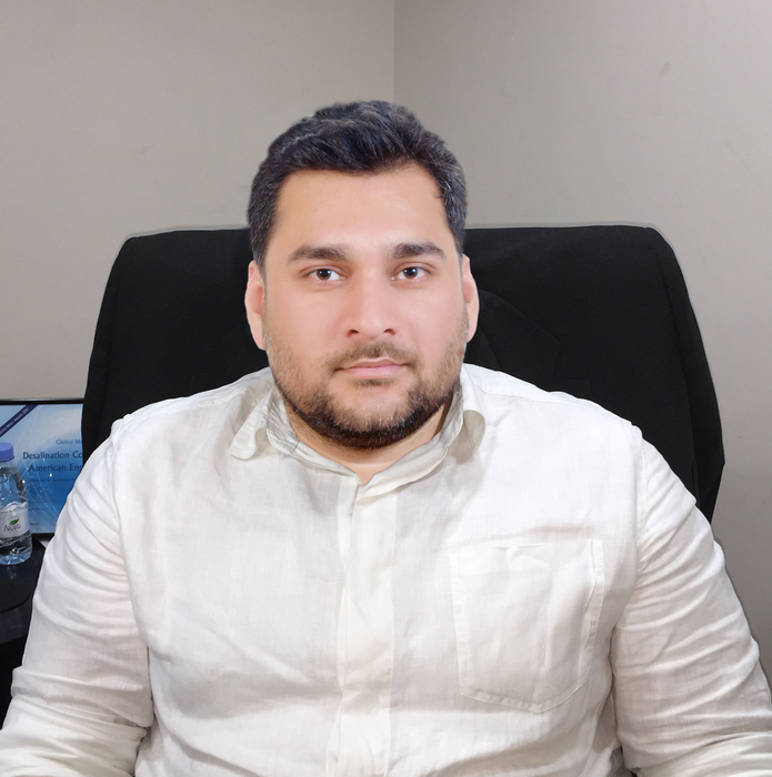 AES Arabia’s Business Development Manager Asad Iqbal Khan. AES Arabia’s Business Development Manager Asad Iqbal Khan.