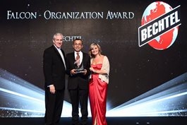 Winning the Falcon Award is a recognition for Bechtel’s 50-year history in UAE. Winning the Falcon Award is a recognition for Bechtel’s 50-year history in UAE.