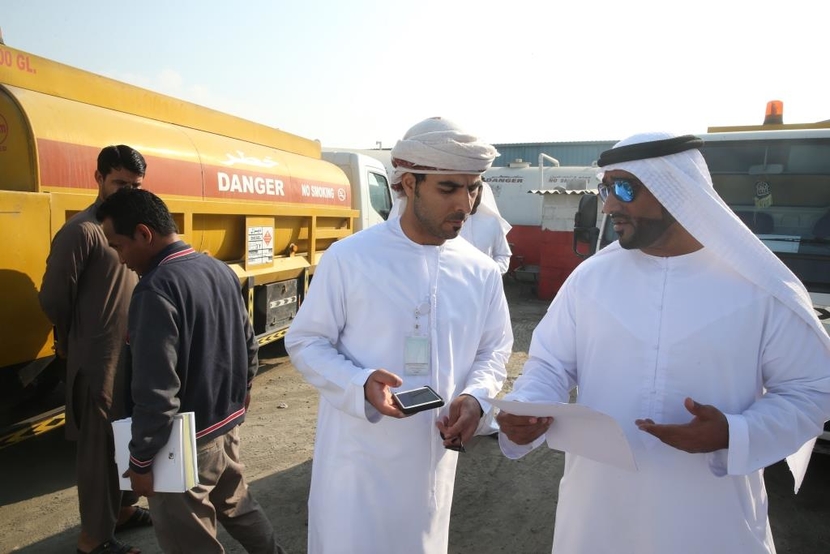 ENOC officials carry out their investigations. ENOC officials carry out their investigations.