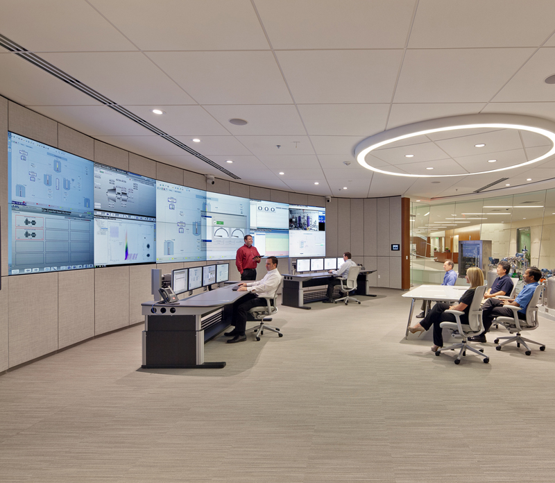 Emerson's digital oil field control room. Picture courtesy of Emerson. Emerson's digital oil field control room. Picture courtesy of Emerson.