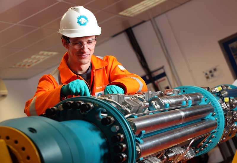 Work progresses on a subsea landing string from international oilfield services company Expro. Work progresses on a subsea landing string from international oilfield services company Expro.