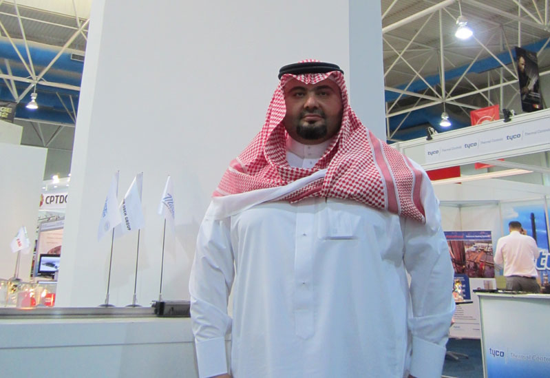 Gulf Ocean Trading?s Managing Director, Mohammed Samir Odeh at SAOGE in Dammam. Gulf Ocean Trading?s Managing Director, Mohammed Samir Odeh at SAOGE in Dammam.