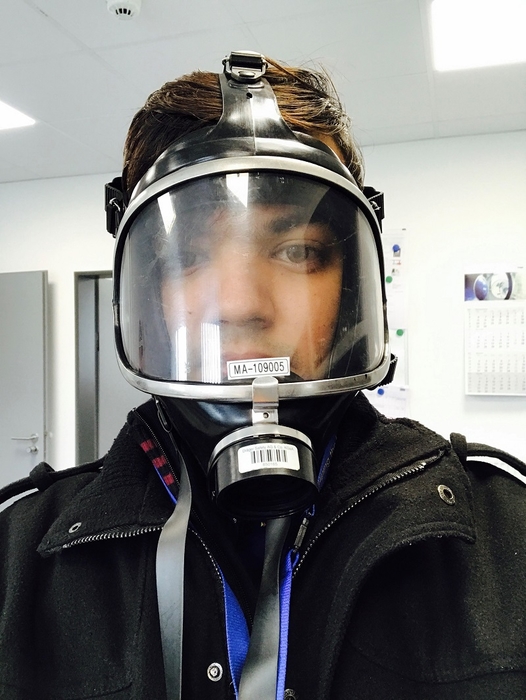 No matter how foolish I appeared with the gas mask (as seen in the picture), I did pass the test! No matter how foolish I appeared with the gas mask (as seen in the picture), I did pass the test!