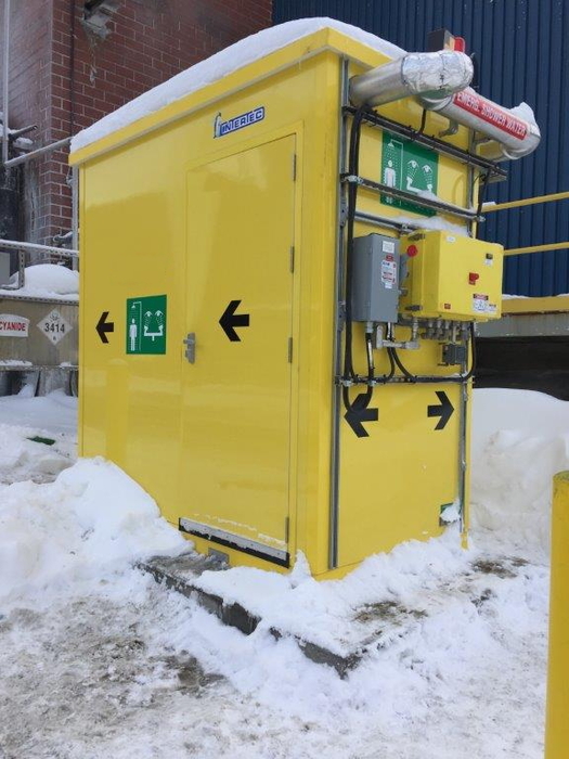 Intertec’s new emergency safety showers will operate in plants located in extreme environments. Intertec’s new emergency safety showers will operate in plants located in extreme environments.