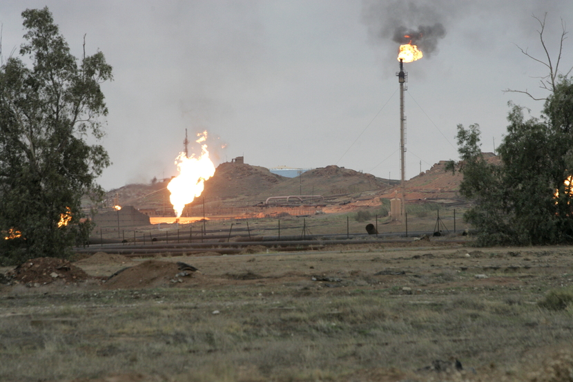 Flares at Kirkuk near the start of the pipeline to Ceyhan. The explosions follow a decision by the KRG to discontinue exports via the pipeline. GETTY Flares at Kirkuk near the start of the pipeline to Ceyhan. The explosions follow a decision by the KRG to discontinue exports via the pipeline. GETTY