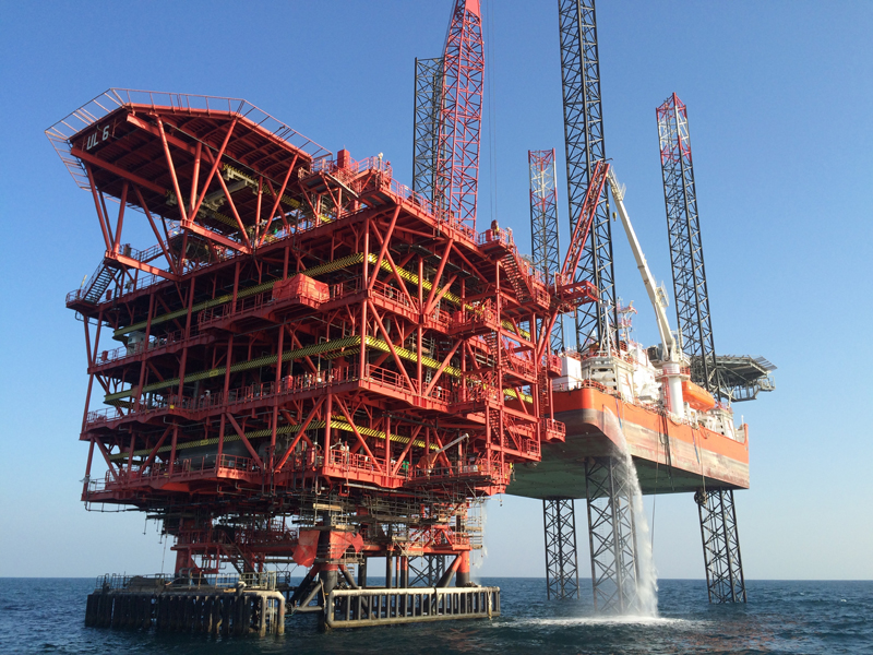 Modifications were made to platforms in Umm Lulu and Nasr fields to improve production. Modifications were made to platforms in Umm Lulu and Nasr fields to improve production.