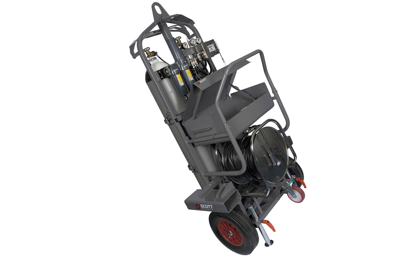 The Modulair Max trolley system utilises the same robust and proven technology as Scott Safety SCBAs. The Modulair Max trolley system utilises the same robust and proven technology as Scott Safety SCBAs.