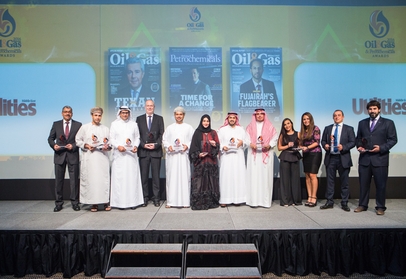 Winners of the Oil & Gas Middle East and Refining & Petrochemicals Middle East pose for a group photo in Abu Dhabi on October 5th. Winners of the Oil & Gas Middle East and Refining & Petrochemicals Middle East pose for a group photo in Abu Dhabi on October 5th.