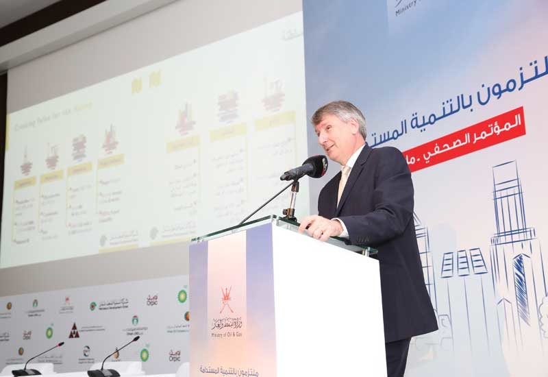 Raoul Restucci, managing director, PDO, at the annual ministry of oil and gas media briefing. Raoul Restucci, managing director, PDO, at the annual ministry of oil and gas media briefing.