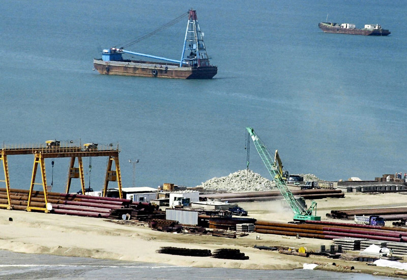 A file photo of Pakistan’s strategic Gwadar port. A file photo of Pakistan’s strategic Gwadar port.