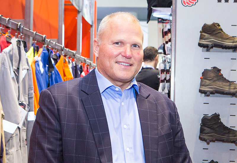Paul Olson, managing director, Eastern Hemisphere, Red Wing Shoe Company. Paul Olson, managing director, Eastern Hemisphere, Red Wing Shoe Company.
