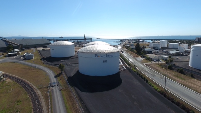 Pioneer Energy owns the largest diesel terminal in Mackay, in Australia’s Queensland state that comprises three storage tanks, each with a capacity of 25,000 cubic metres. Pioneer Energy owns the largest diesel terminal in Mackay, in Australia’s Queensland state that comprises three storage tanks, each with a capacity of 25,000 cubic metres.