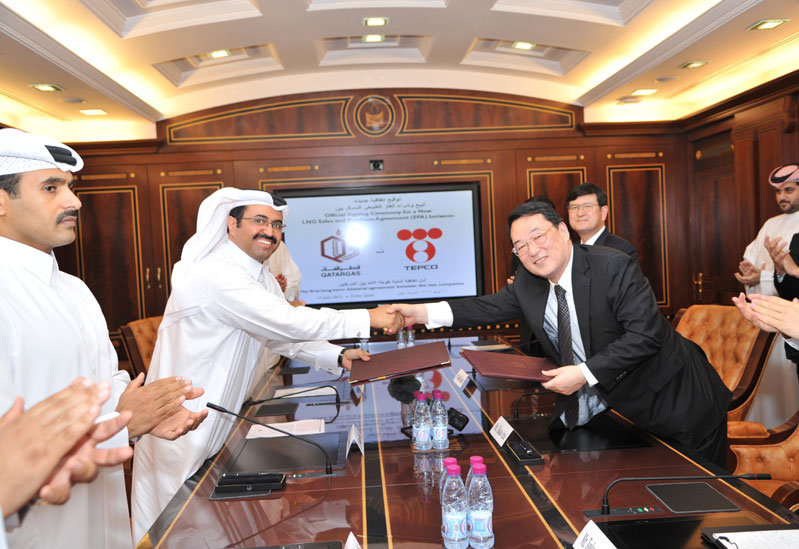 Qatargas has signed a new long-term LNG supply agreement with TEPCO of Japan. Qatargas has signed a new long-term LNG supply agreement with TEPCO of Japan.