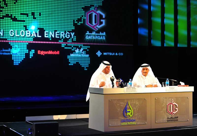 Qatargas refinery. Qatargas refinery.
