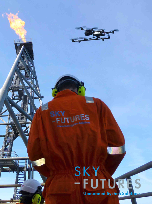 Picture courtesy of Sky Futures, provider of UAV technology. Picture courtesy of Sky Futures, provider of UAV technology.