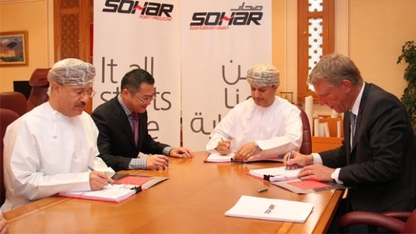 The signing ceremony to finalise the new contract took place on Sunday with Sohar Port and Freezone chairman Sultan bin Salem Al Habsi. The signing ceremony to finalise the new contract took place on Sunday with Sohar Port and Freezone chairman Sultan bin Salem Al Habsi.