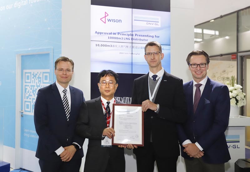 Wison Offshore & Marine received approval-in-principle (AiP) for its LNG Distributor (LNGD) design from DNV GL. Wison Offshore & Marine received approval-in-principle (AiP) for its LNG Distributor (LNGD) design from DNV GL.