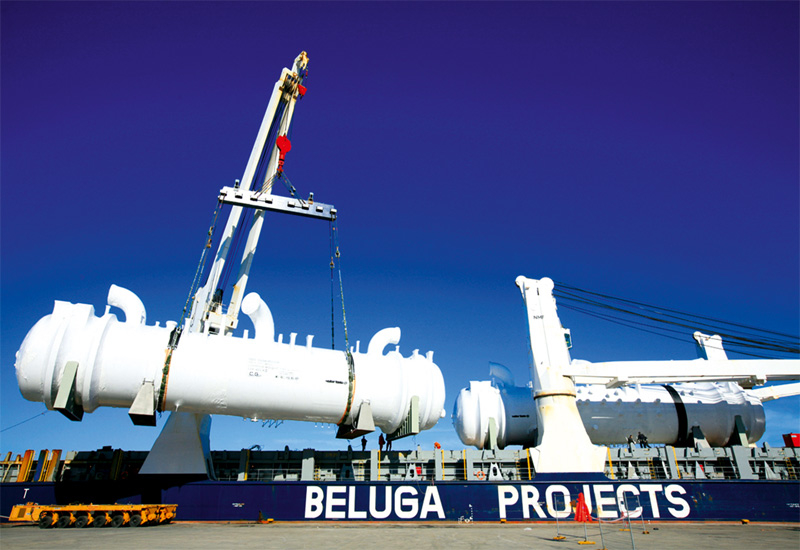 Heavy lift operations in countries like Iraq where ports are less developed are tricky. Heavy lift operations in countries like Iraq where ports are less developed are tricky.
