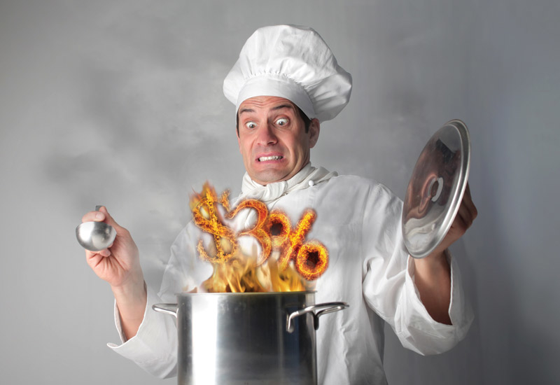 Chefs on oil rigs can earn up to $445,000 a year in the current market. Chefs on oil rigs can earn up to $445,000 a year in the current market.