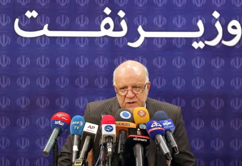 Iranian Oil Minister Bijan Zanganeh at a conference in Tehran. Iranian Oil Minister Bijan Zanganeh at a conference in Tehran.