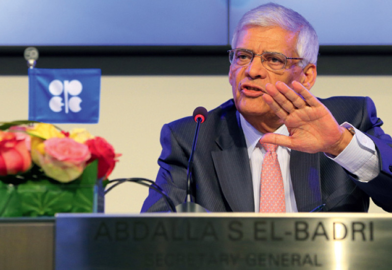 OPEC secretary-general said he expected the group to lower its output target. OPEC secretary-general said he expected the group to lower its output target.