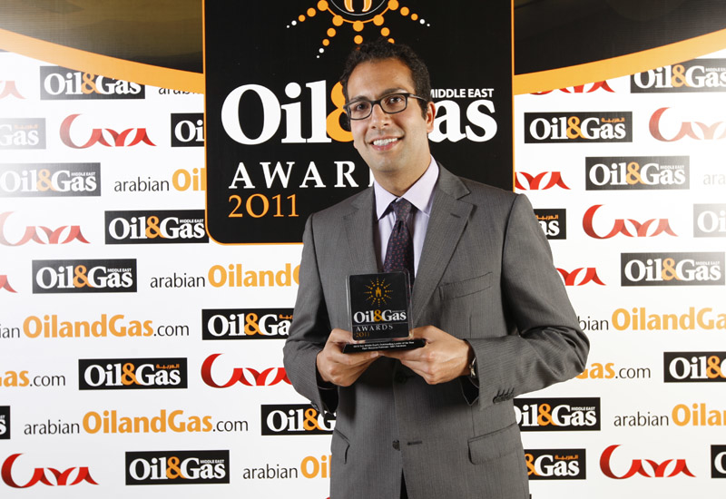 RAK Petroleum Director Amir Ali Handjani accepting the award on behalf of Bijan Mossavar-Rahmani. RAK Petroleum Director Amir Ali Handjani accepting the award on behalf of Bijan Mossavar-Rahmani.
