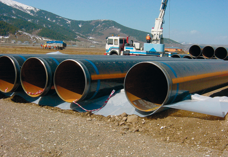 Borealis produced polyethelyne is used as an external anti-corrosive pipe coating material. Borealis produced polyethelyne is used as an external anti-corrosive pipe coating material.