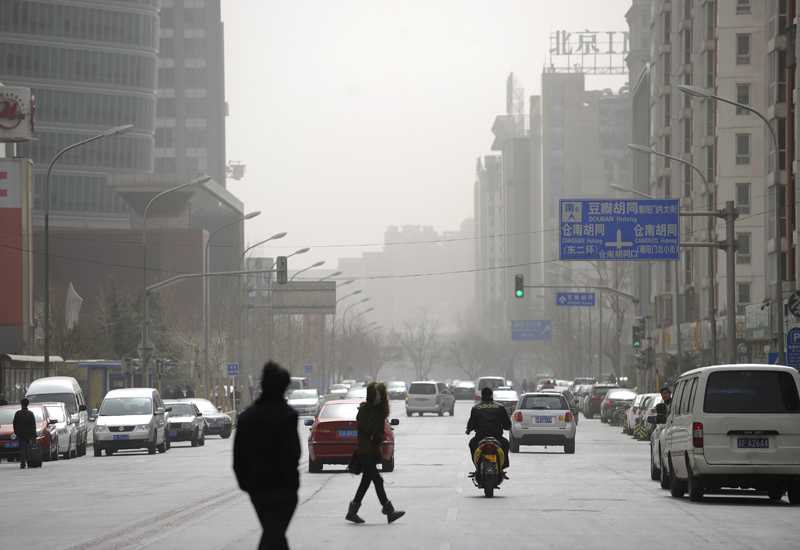 Increased use of gas for power generation will reduce smog in cities such as Beijing. GETTY IMAGES Increased use of gas for power generation will reduce smog in cities such as Beijing. GETTY IMAGES