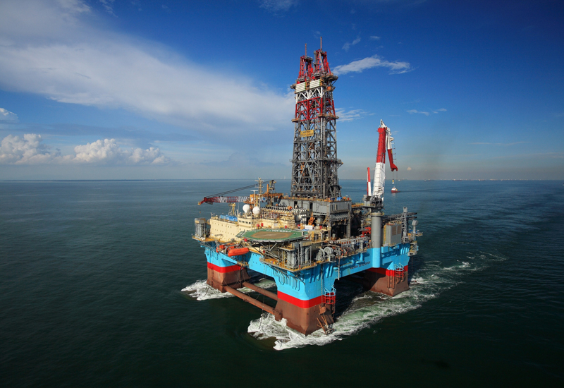 ExxonMobil's semi-submersible drilling rig. Picture Courtesy of Exxon. ExxonMobil's semi-submersible drilling rig. Picture Courtesy of Exxon.