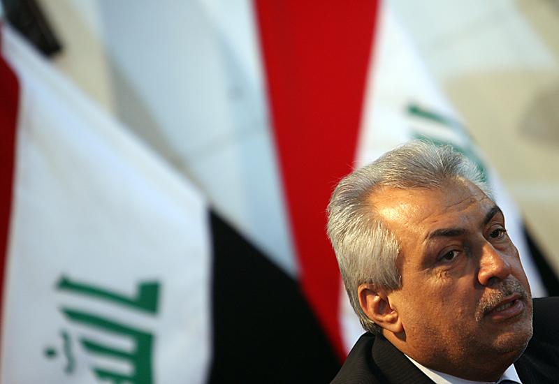 Iraqi Oil Minister Abdul Karim al-Luaibi is pressing ahead with the fourth round, despite objections. GETTY IMAGES Iraqi Oil Minister Abdul Karim al-Luaibi is pressing ahead with the fourth round, despite objections. GETTY IMAGES