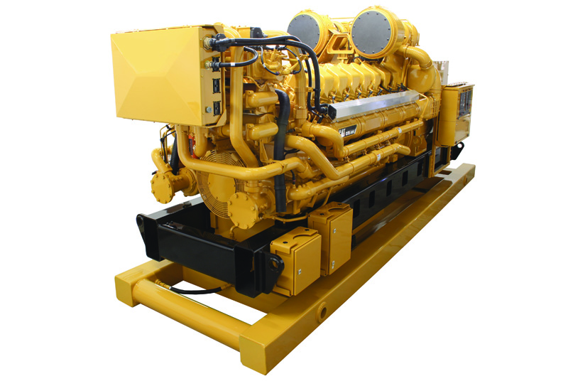 Caterpillar's new C175 engine. Caterpillar's new C175 engine.