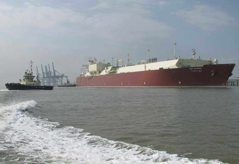 The Q-Max LNG vessel, Bu Samra at the Isle of Grain Terminal in the UK. Qatar supplied the UK with 15% of its total gas demand in 2010. The Q-Max LNG vessel, Bu Samra at the Isle of Grain Terminal in the UK. Qatar supplied the UK with 15% of its total gas demand in 2010.