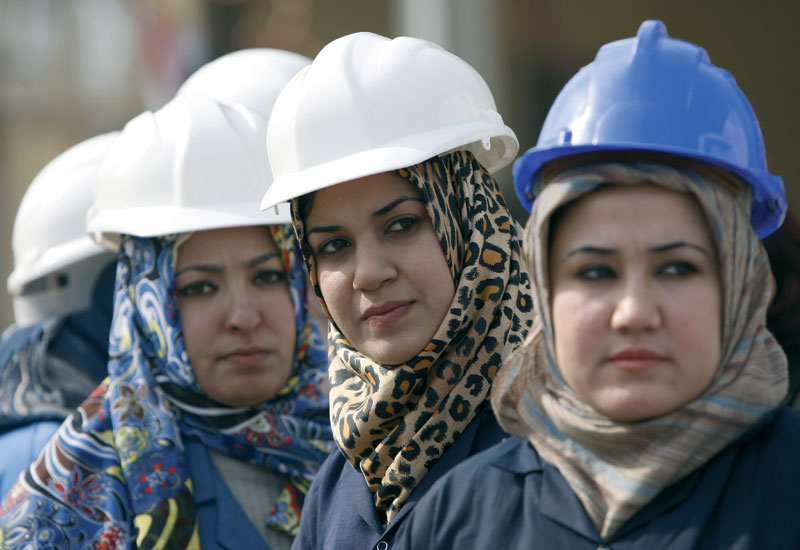 Huda Al-Ghoson says that women are increasingly interested in taking on challenging roles. Huda Al-Ghoson says that women are increasingly interested in taking on challenging roles.