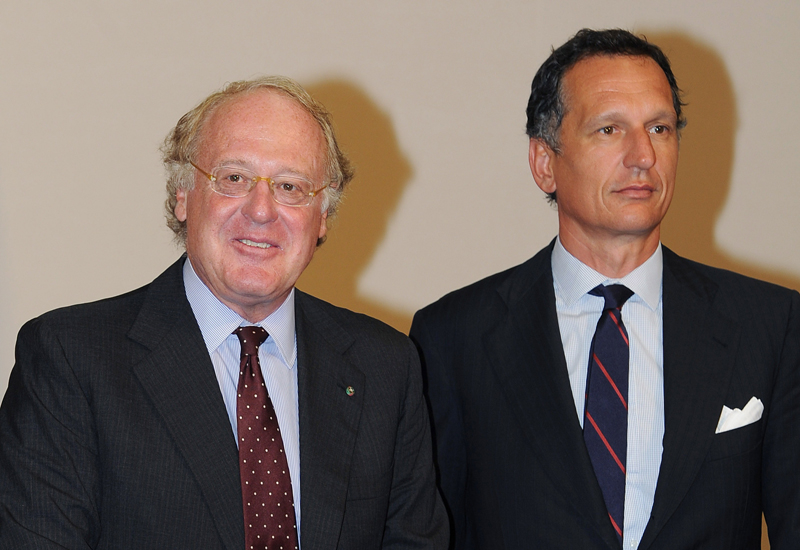 Eni CEO Paolo Scaroni and Mahmoud Jibril, prime minister of the Libyan rebel council, in August. GETTY IMAGES Eni CEO Paolo Scaroni and Mahmoud Jibril, prime minister of the Libyan rebel council, in August. GETTY IMAGES