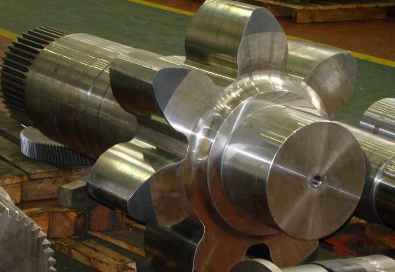 The Hyosung Corporation's final output drive pinion from the jacking gearbox. The Hyosung Corporation's final output drive pinion from the jacking gearbox.
