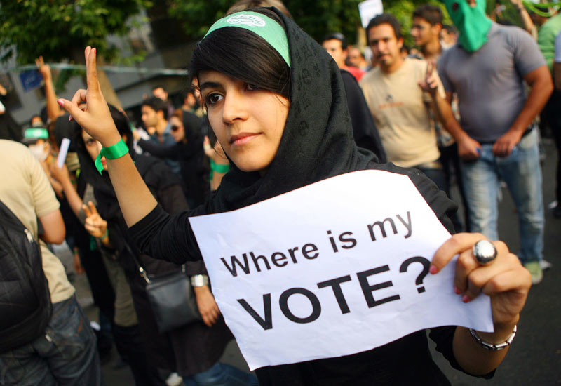 The presidential elections in Iran led to angry protests. (Getty Images) The presidential elections in Iran led to angry protests. (Getty Images)