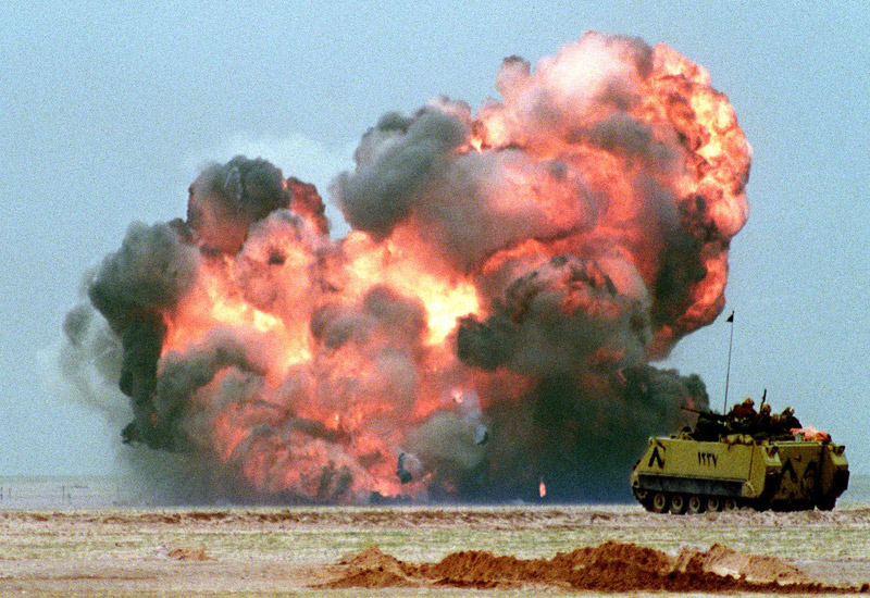 Iraq invades Kuwait 1990. (PASCAL GUYOT/AFP/Getty Images) Iraq invades Kuwait 1990. (PASCAL GUYOT/AFP/Getty Images)