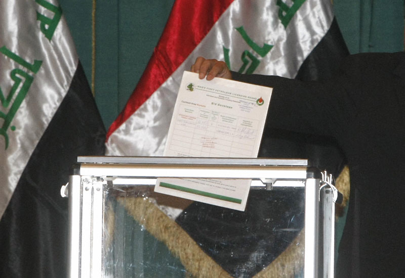 The Iraqi oil auctions. (Getty Images) The Iraqi oil auctions. (Getty Images)