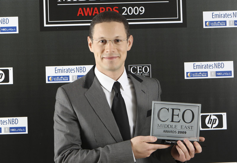 Badr Jafar, the executive director of the Sharjah-based Crescent Petroleum with his award. Badr Jafar, the executive director of the Sharjah-based Crescent Petroleum with his award.