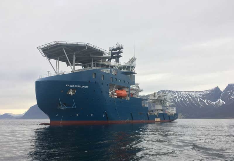 The DSV Kreuz Challenger has been purpose built by the Vard shipyard in Norway. The DSV Kreuz Challenger has been purpose built by the Vard shipyard in Norway.
