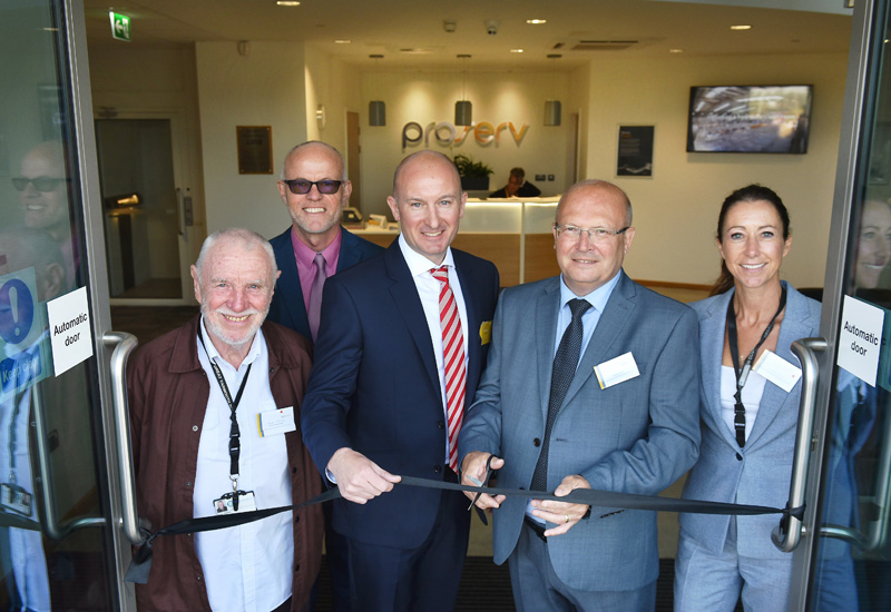 The opening of the new facility in Great Yarmouth. The opening of the new facility in Great Yarmouth.
