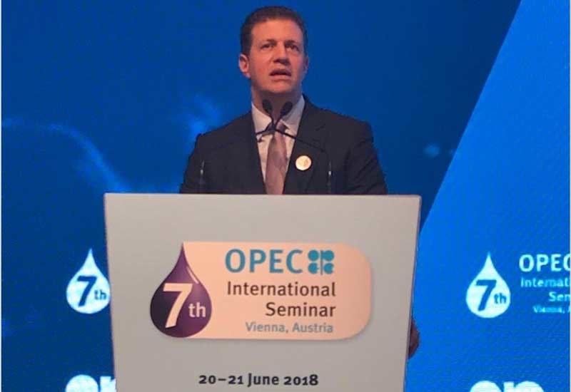 Majid Jafar, CEO of Crescent Petroleum, speaks at the 7th OPEC International Seminar in Vienna, Austria. Majid Jafar, CEO of Crescent Petroleum, speaks at the 7th OPEC International Seminar in Vienna, Austria.