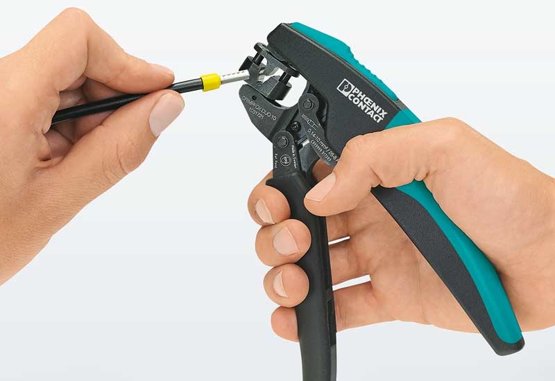 These crimping pliers cover a large cross section range from 0.14 to 10mm. These crimping pliers cover a large cross section range from 0.14 to 10mm.