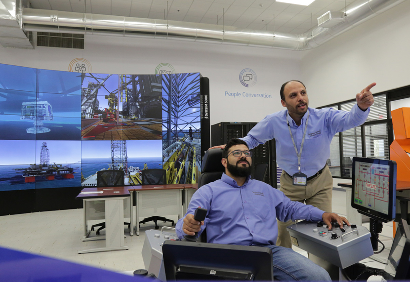 Saudi Aramco's well control school. Saudi Aramco's well control school.