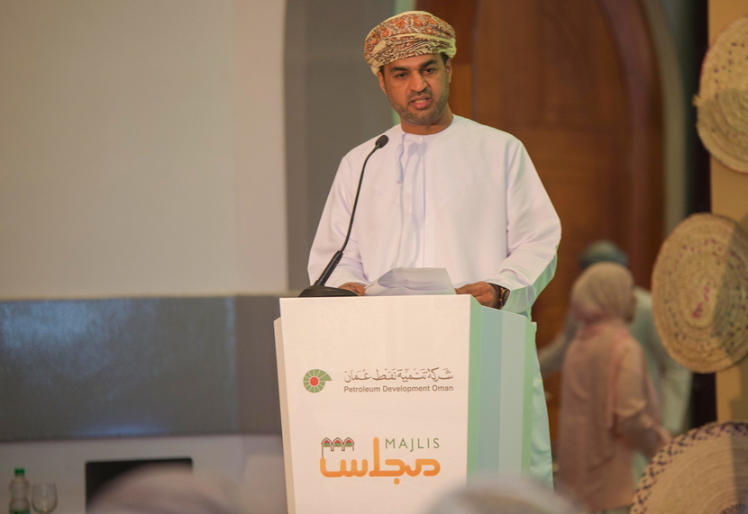 A speaker at the recent PDO Majlis held in Salalah. A speaker at the recent PDO Majlis held in Salalah.