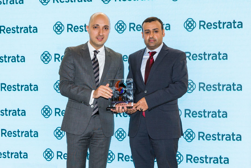 Waterflood Monitoring with Surface-to-borehole Electromagnetics from Saudi Aramco - Technical Innovation of the Year Award - Oil & Gas and Refining PetroChemicals Awards 2018 , Buddha Bar, Grosvenor House , Dubai (photo by Ajith Narendra) ( ITP Images) Waterflood Monitoring with Surface-to-borehole Electromagnetics from Saudi Aramco - Technical Innovation of the Year Award - Oil & Gas and Refining PetroChemicals Awards 2018 , Buddha Bar, Grosvenor House , Dubai (photo by Ajith Narendra) ( ITP Images)
